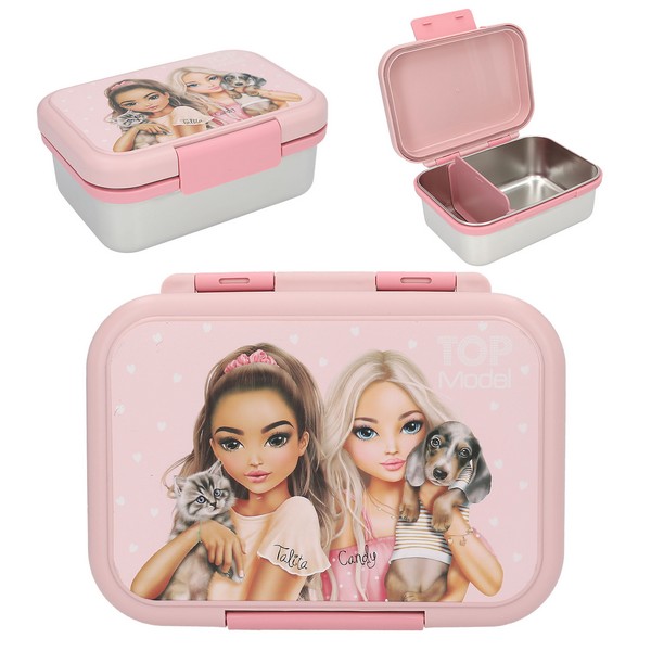 TOPModel Broodtrommel RVS Roze