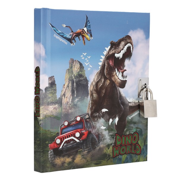 Dino World Dagboek met Hangslot
