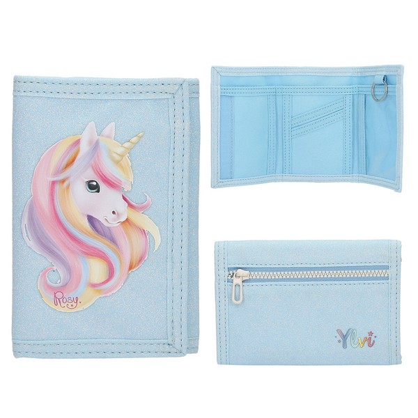 Ylvi Portemonnee Sugar Pop Rosy Blauw