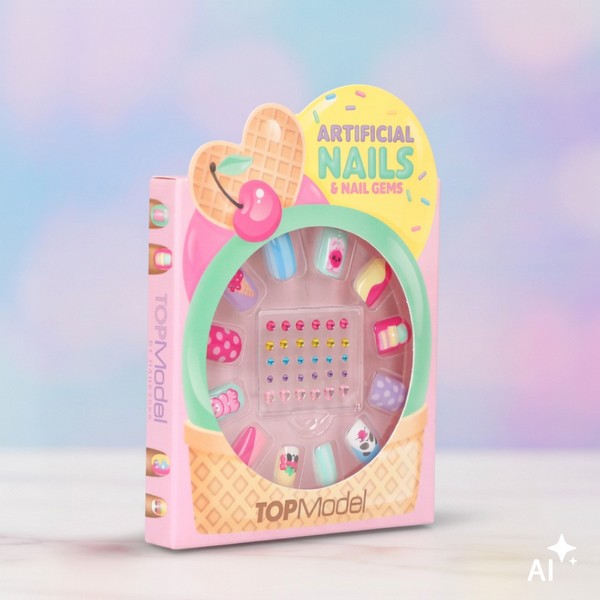 TOPModel Kunstnagels en Steentjes Candy Glam