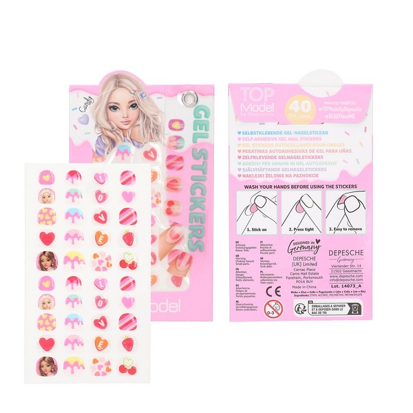 TOPModel Gel Nagelstickers Candy Glam