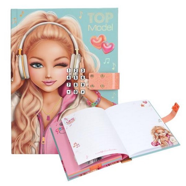 TOPModel Dagboek met muziek MUSIC