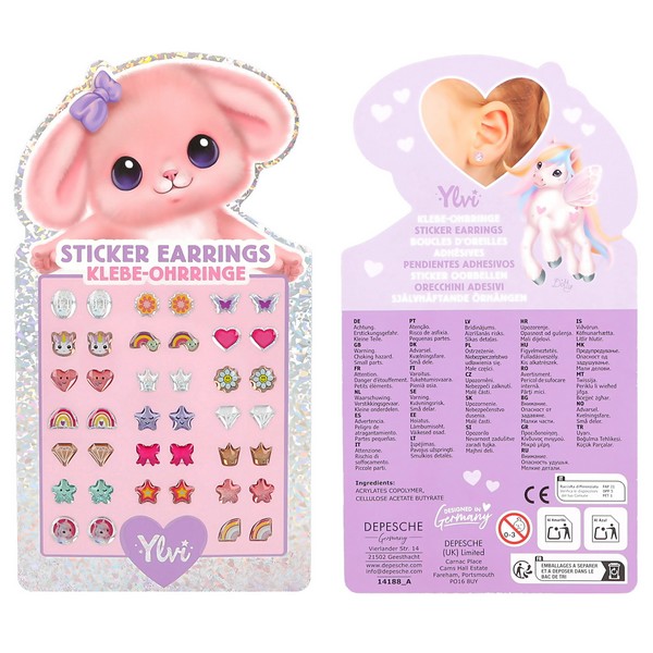 Ylvi Sticker Oorbellen Bunny