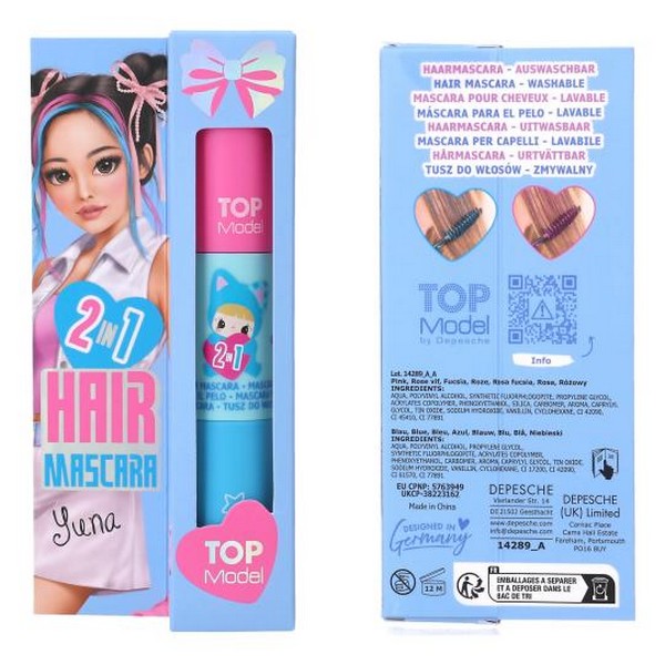 TOPModel Haarmascara KPOP Blauw/Roze