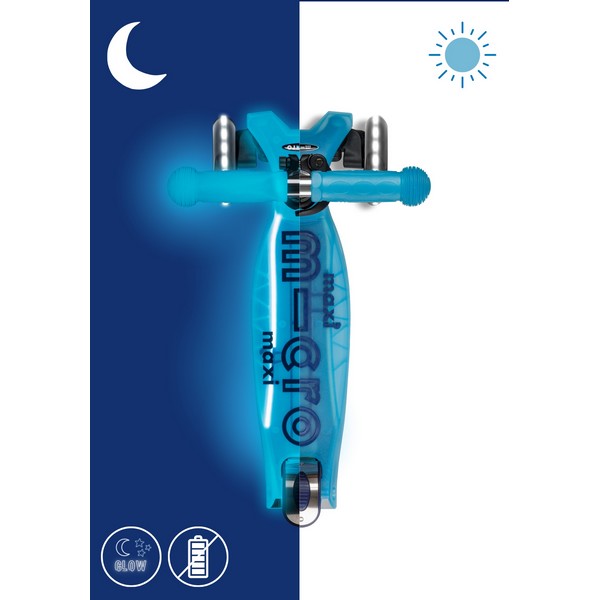 Maxi Micro Step Deluxe GLOW Crystal Blauw