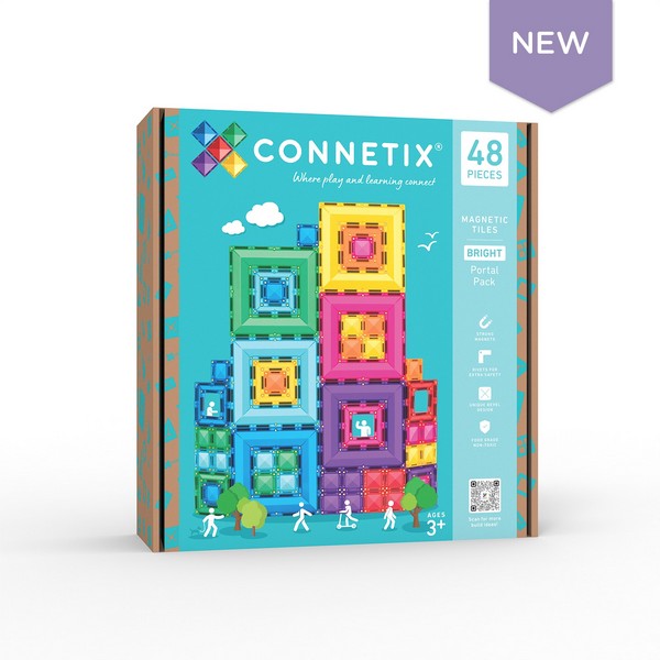 Connetix Magnetic Tiles Bright Portal Pack