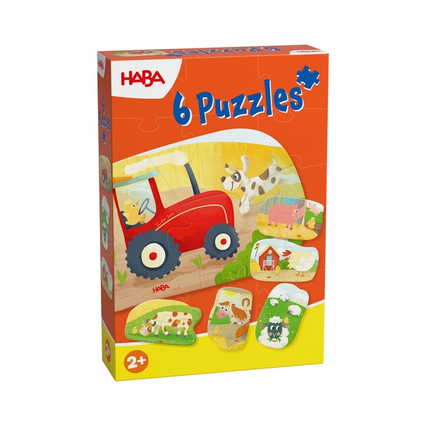 6 eerste puzzels Boerderij