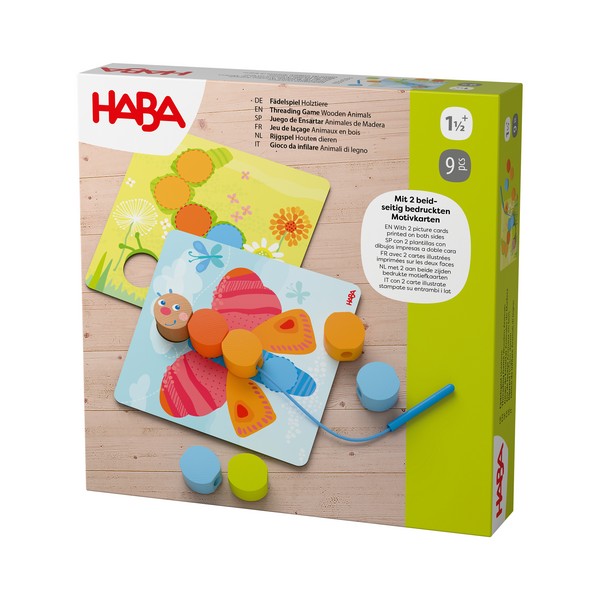 Rijgspel Houten Dieren