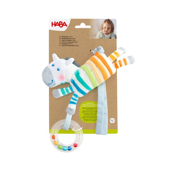 Hangfiguur stof Zebra
