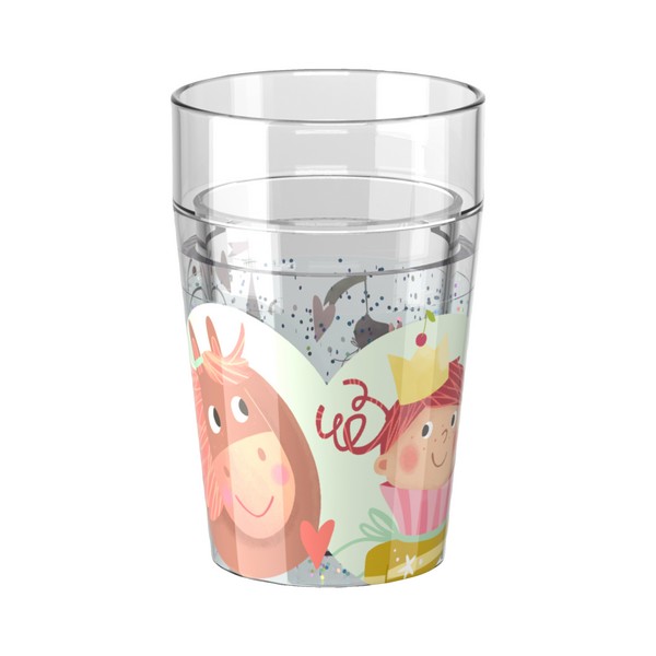 Glitterbeker Prinses en Paard
