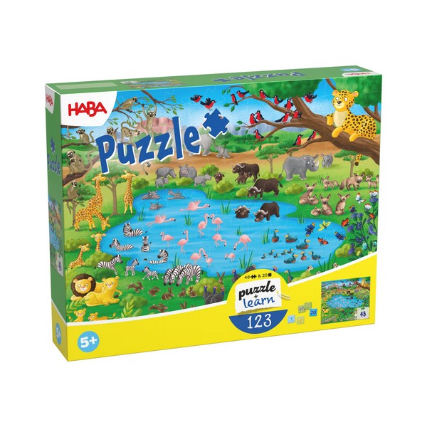 Puzzels Cijfers Leren 1-20