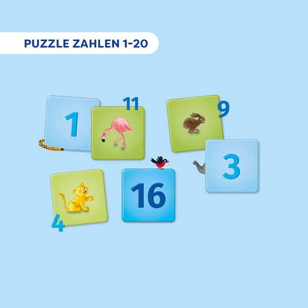 Puzzels Cijfers Leren 1-20