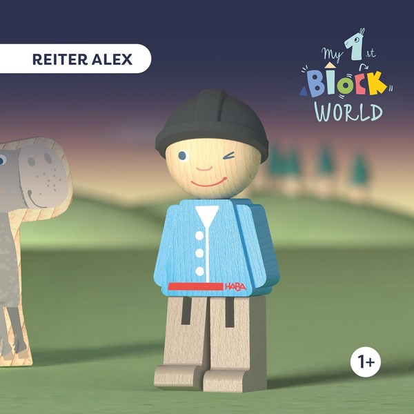 Mijn Eerste Blokkenwereld Speelfiguur Ruiter Alex