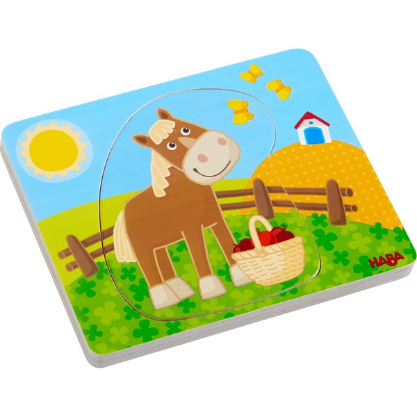 Houten Puzzel Vrolijk Landleven