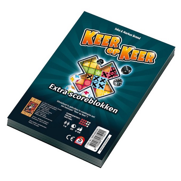999 Games Keer op Keer Scoreblokken