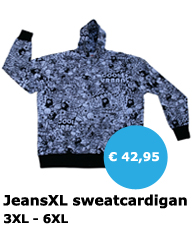 JeansXL Hoodie- Grote maten herenkleding - Mister Big