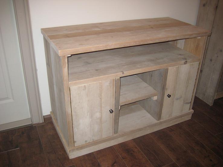 tv meubel steigerhout Op de terp